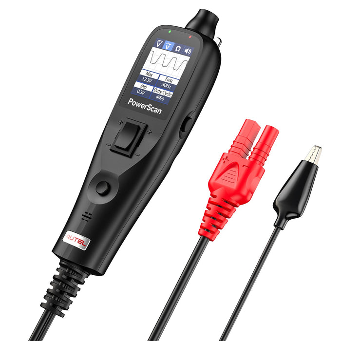 Autel PowerScan PS100丨Color Black  Automotive Circuit Tester Universal 12V/24V Power Circuit Probe Tool 20ft Extension Cable