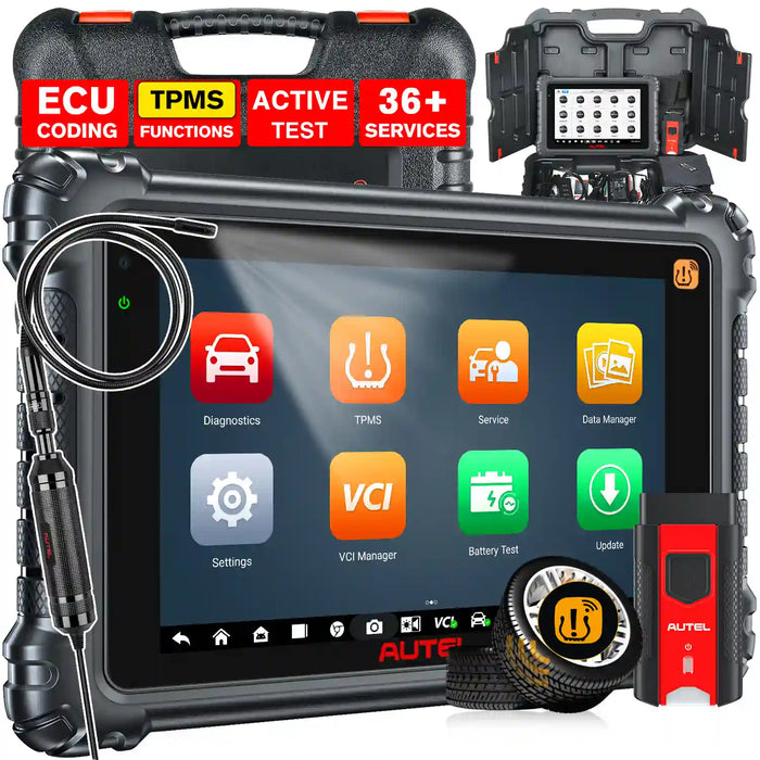 Autel MaxiCOM MK906S Pro2-TS丨Vollständiger TPMS-Service| Aufgerüstet von MS906TS | ECU-Codierung | Bidirektionale Steuerung | 36+ Services | Alle Systemdiagnose