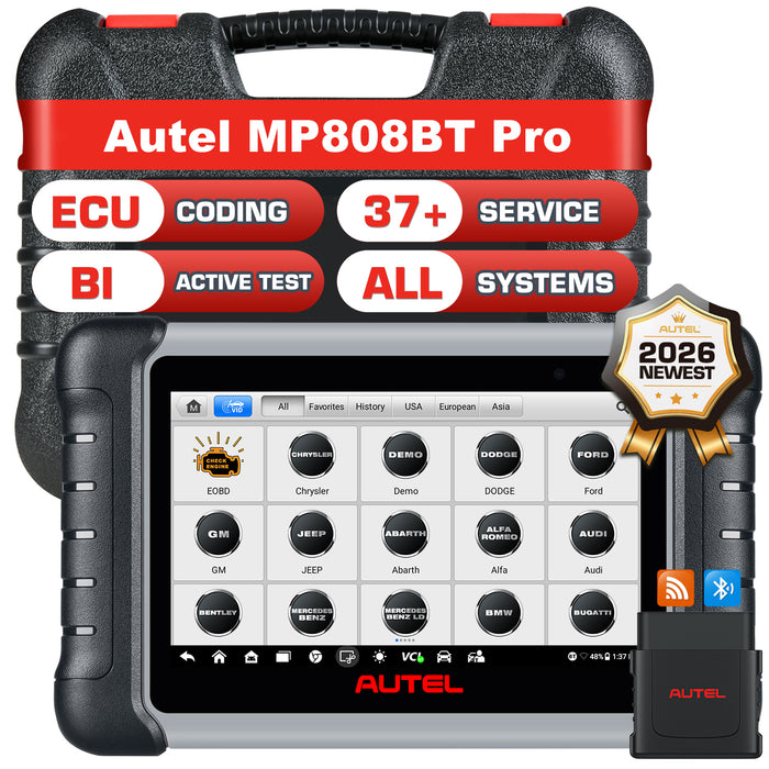 Autel MaxiPRO MP808BT Pro  | Diagnosescanner | ECU-Codierung | Bidirektionale Steuerung | Diagnose aller Systeme auf OE-Niveau | 37+ Services