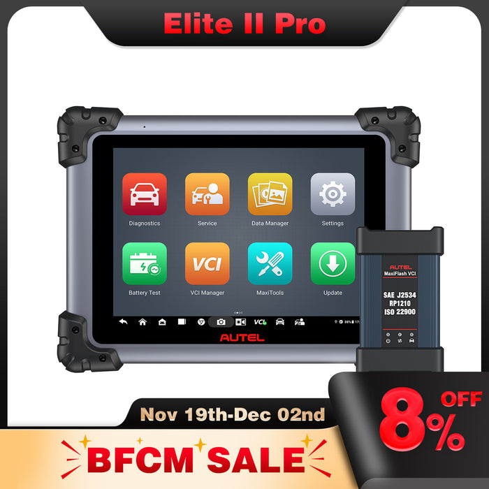 【2 Jahres Update】Autel Maxisys Elite II Pro Diagnose scanner| MaxiFlash VCI ECU-Programmierung und -Codierung | Bidirektionale Steuerung | 38+ Services | Vollständige Systemdiagnose|Mehrsprachig