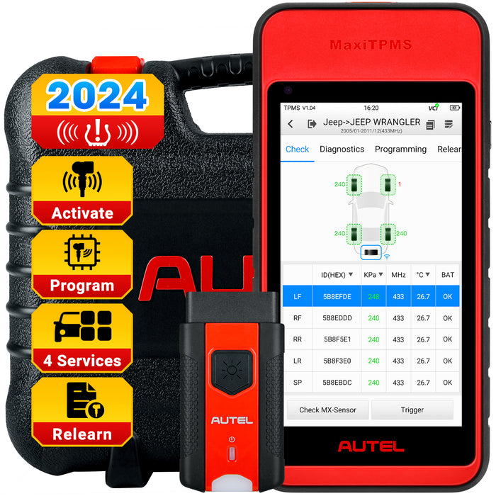 Autel MaxiTPMS ITS600E | TPMS-Neulern-/Programmierwerkzeug | Alle Sensoren aktivieren/neu lernen | 4 Reset-Funktionen (Oil Reset, BMS, SAS, EPB) | Automatische Fahrgestellnummer (kostenloses Update)