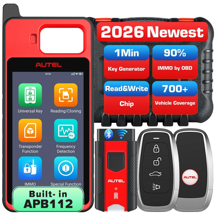 Autel MaxiIM KM100X丨Universal Key Fob Programmer Immobilizer Tool für die Transponder- und Schlüsselerstellung und das IMMO-Lernen