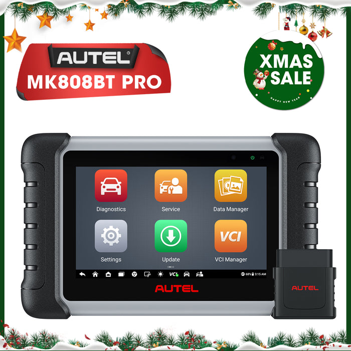 【EU Stock】Autel MaxiCOM MK808BT Pro Bluetooth-Verbindung |Alle Systemdiagnose | 37+ Dienstleistungen | ABS-Entlüftung, Ölrückstellung, EPB, SAS, DPF, BMS, Drosselklappe, Injektorcodierung | Mehrsprachig