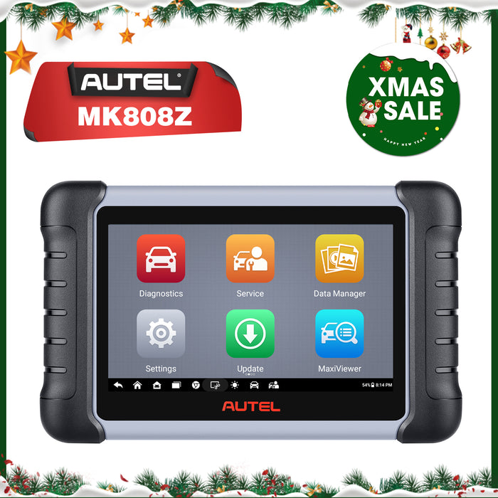Autel MaxiCOM MK808Z丨Diagnosescanner/Bidirektionale Steuerung/Alle Systeme auf OE-Niveau/28+ Reset-Service/Globale Version, mehrsprachig