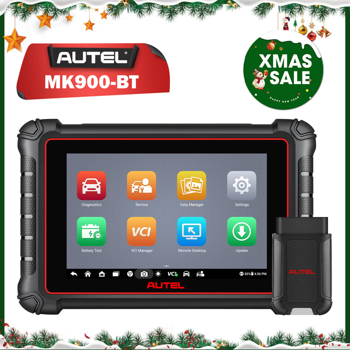 Autel Maxicom MK900BT OBDII-Diagnosescanner丨Android 11, 8-Zoll-Bildschirm 8M-Rückfahrkamera丨40+ Service aktiver Test丨Alll-System mehrere Marken