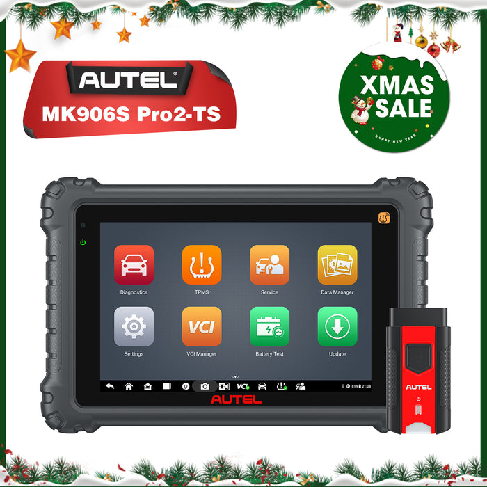 Autel MaxiCOM MK906S Pro2-TS丨Vollständiger TPMS-Service| Aufgerüstet von MS906TS | ECU-Codierung | Bidirektionale Steuerung | 36+ Services | Alle Systemdiagnose
