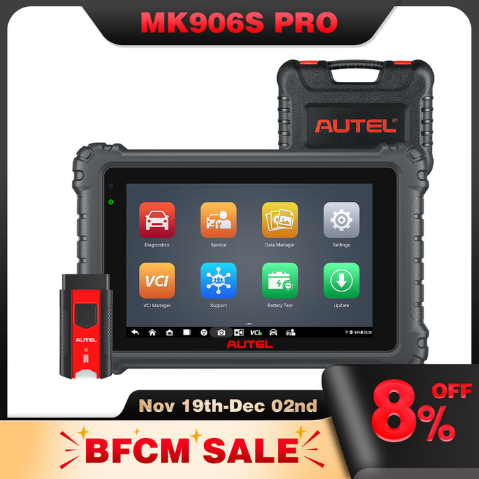 Autel MaxiCOM MK906S Pro | Erweiterte ECU-Codierung | Bidirektionale Steuerung | 36+ Services | All Systems Diagnosis | Multi-Language