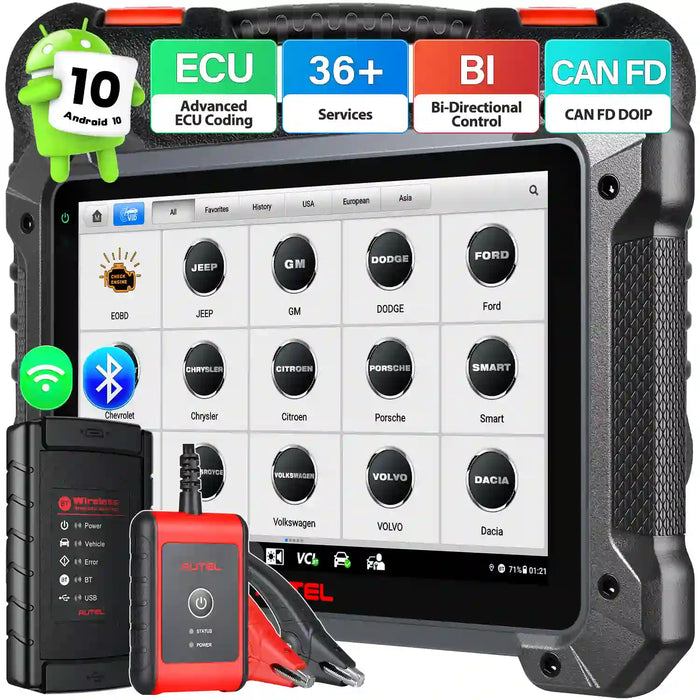 Autel MaxiCOM MK908 II | Erweiterte ECU-Codierung | Bidirektionale Steuerung | Alle Systeme | 36+ Reset-Dienste | Mehrsprachig