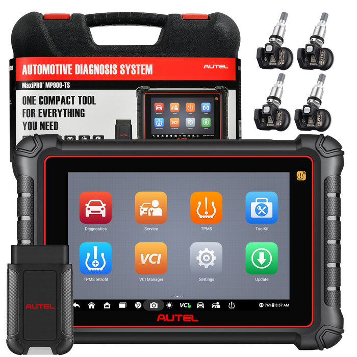 2025 Autel MaxiPRO MP900TS Scanner TPMS Diagnostic Tool ECU Coding, Active Test, 40 Services, CAN FD&DOIP Upgraded Of MK808S-TS
