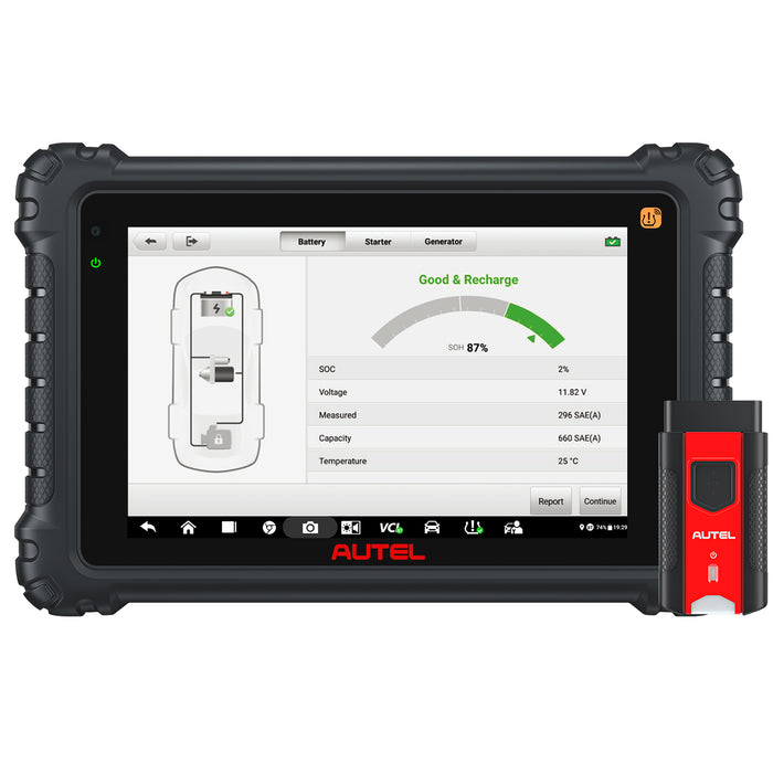 Autel MaxiSYS MS906 Pro-TS丨2-in-1 TPMS and Diagnosis Tool丨TPMS Sensor Relearn/Programmer丨ECU Coding丨Bi-Directional Control丨36+ Reset Service丨Multi-language
