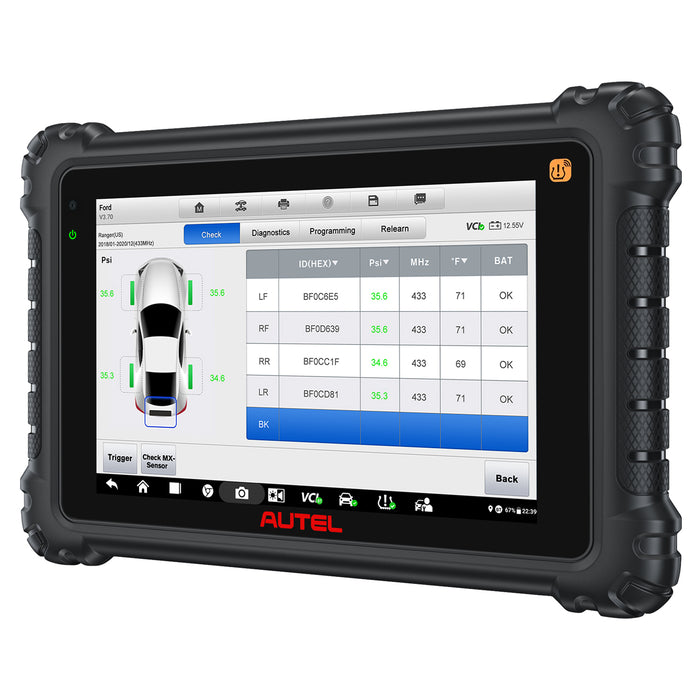 Autel MaxiSYS MS906 Pro-TS丨2-in-1 TPMS and Diagnosis Tool丨TPMS Sensor Relearn/Programmer丨ECU Coding丨Bi-Directional Control丨36+ Reset Service丨Multi-language
