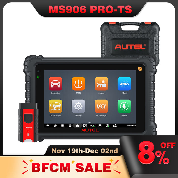 Autel MaxiSYS MS906 Pro-TS丨2-in-1 TPMS and Diagnosis Tool丨TPMS Sensor Relearn/Programmer丨ECU Coding丨Bi-Directional Control丨36+ Reset Service丨Multi-language