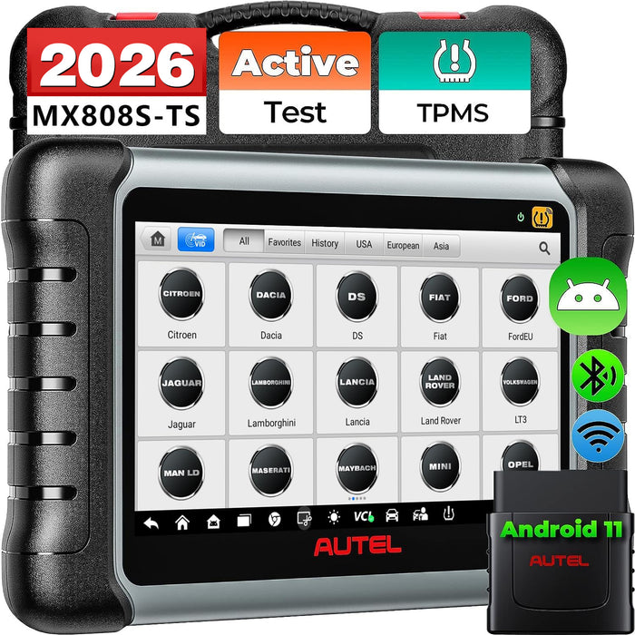 Autel MaxiCheck MX808S-TS | Vollständige TPMS-Funktion| Same as MK808S-TS/MK808Z-TS| Alle Systemdiagnose | 30+Dienste zurücksetzen