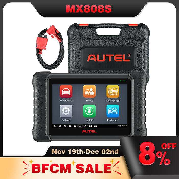 Autel MaxiCheck MX808S|Bi-direktionale Steuerung| Gleich wie MK808S| Diagnose auf OE-Ebene | 28+Dienste zurücksetzen
