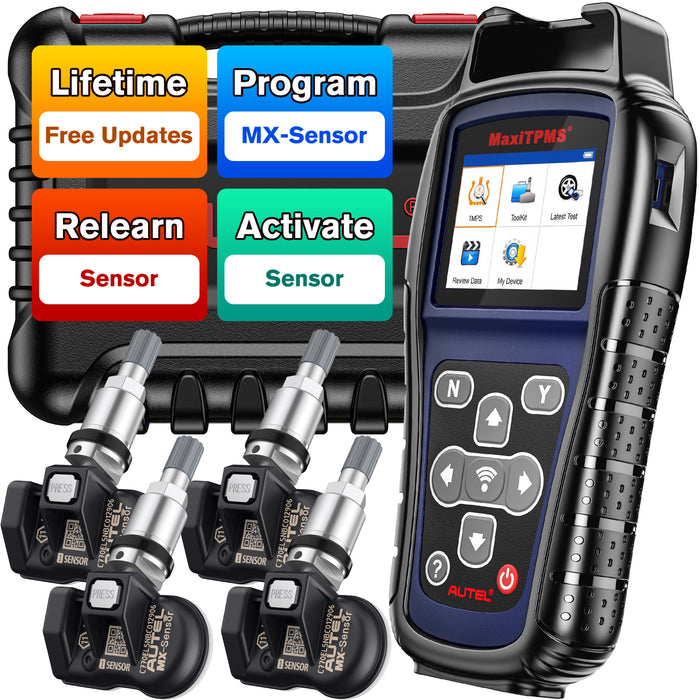 Autel MaxiTPMS TS501 Pro TPMS Tool丨Sensoren neu lernen/aktivieren丨MX-Sensoren programmieren丨Lebenslanges kostenloses Update