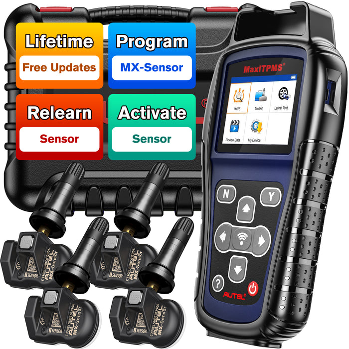 Autel MaxiTPMS TS501 Pro TPMS Tool丨Sensoren neu lernen/aktivieren丨MX-Sensoren programmieren丨Lebenslanges kostenloses Update