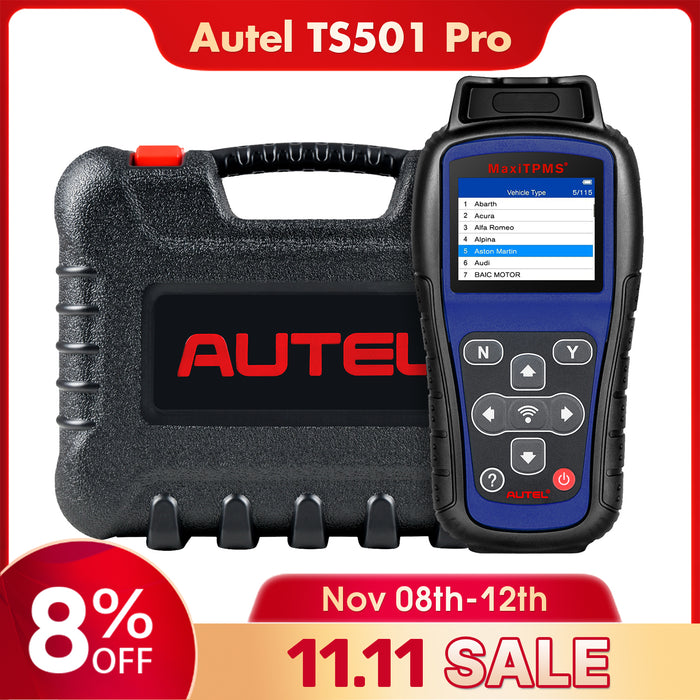 Autel MaxiTPMS TS501 Pro TPMS Tool丨Sensoren neu lernen/aktivieren丨MX-Sensoren programmieren丨Lebenslanges kostenloses Update