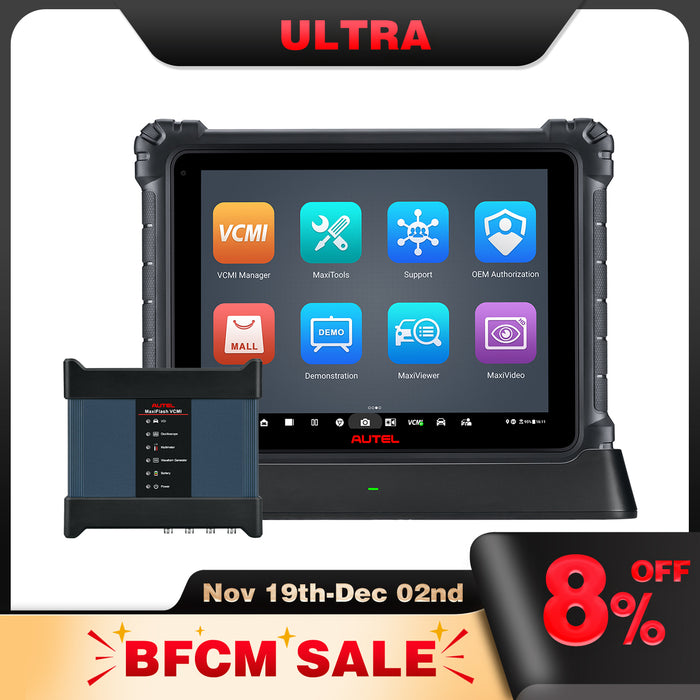 Autel MaxiSys Ultra | Neuestes Top Diagnose Scanner | J2534 ECU-Programmierung | 40+ Service | 5-in-1-VCMI-Modul | Aktiver Test | Upgrade von MS909/MS919