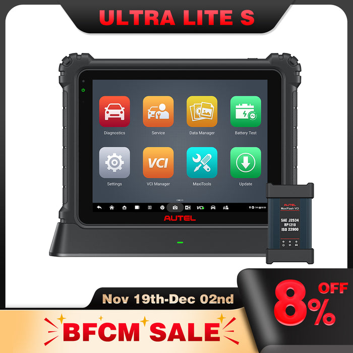 Autel MaxiCOM Ultra Lite S | Top Advanced Diagnose scanner | J2534 ECU-Programmierung/ECU-Codierung | 40+ Service | Upgraded of MS909/MS919