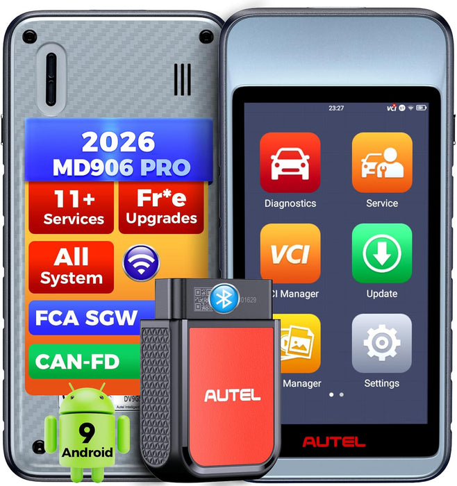 Autel MaxiDiag MD906 Pro丨mit Bluetooth MaxiVCI V150 Lite 丨Auto-Scan All System丨11 Common Service 丨Lebenslanges kostenloses Update