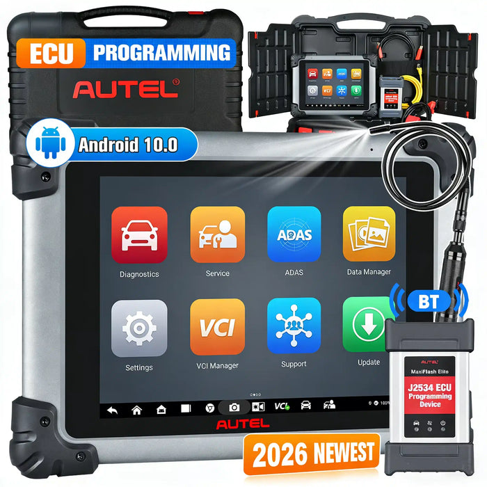 Autel MaxiSys MS908S Pro II丨Gleich wie MK908 Pro II | With J2534 ECU Programmierung |  ECU-Codierung | Aktive Tests | 36+Dienste zurücksetzen |Alle Systeme | Mehrsprachig
