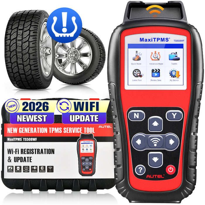 Autel MaxiTPMS TS508WF丨TPMS Diagnose und Servicetool | MX-Sensoren programmieren |OEM-Sensoren aktivieren/neu lernen | TPMS-System prüfen/