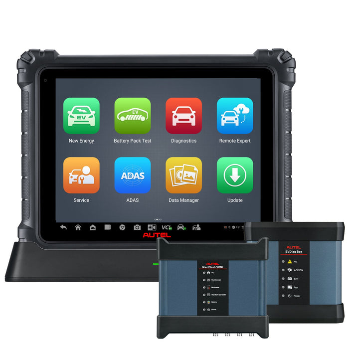 Autel MaxiSYS Ultra EV(Maxisys Ultra+EV box) Intelligente Diagnose mit MaxiFlash VCMI für Elektro-/Hybrid-/Gas-/Dieselfahrzeuge/ Nur Englisch