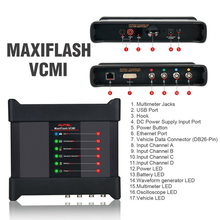 Autel MaxiSys Ultra mit MaxiFlash 5-in-1 VCMI