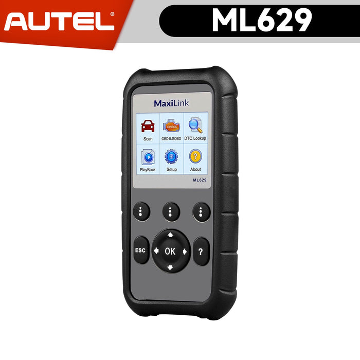 Autel MaxiLink ML629 OBD2 Scanner für Heimwerker/ABS SRS/AutoVIN/DTC Lookup/Ready Test