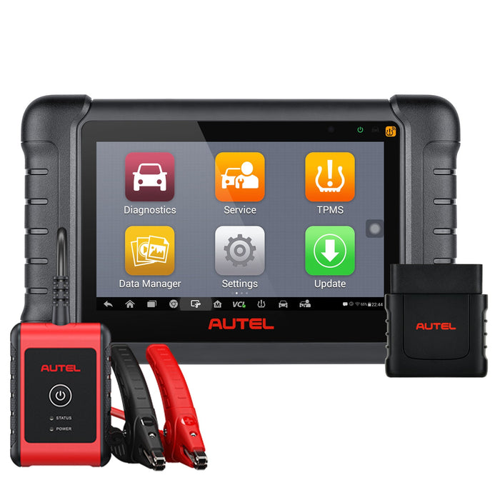 【2 Free MX-Sensors】Autel MaxiCheck MX808TS | Complete TPMS Sensor Programming | OE-Level All Systems Diagnosis | 30+ Special Reset Services | Only English