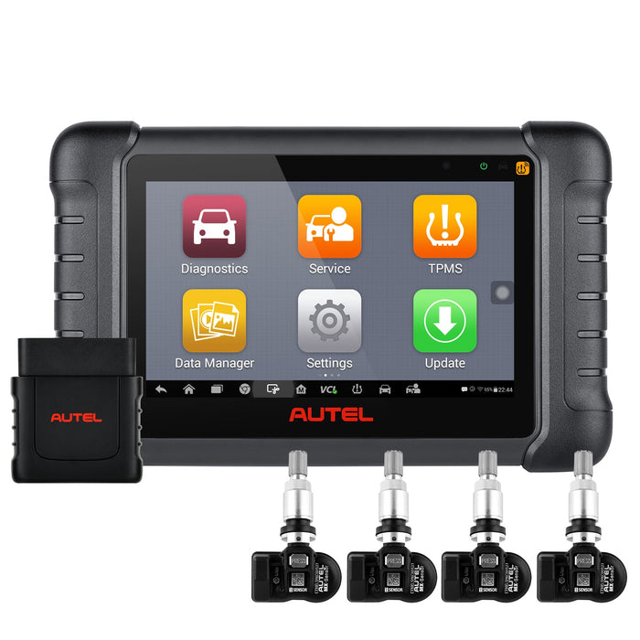 【2 Free MX-Sensors】Autel MaxiCheck MX808TS | Complete TPMS Sensor Programming | OE-Level All Systems Diagnosis | 30+ Special Reset Services | Only English